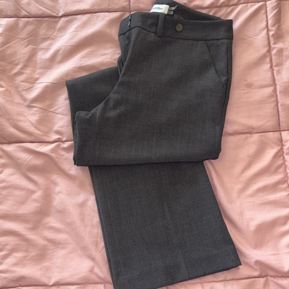 Calvin Klein Gray Dress Pants
